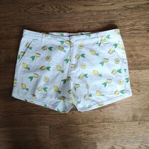 BEBOP Hi-Rise Graphic Lemon Print Shorts 13